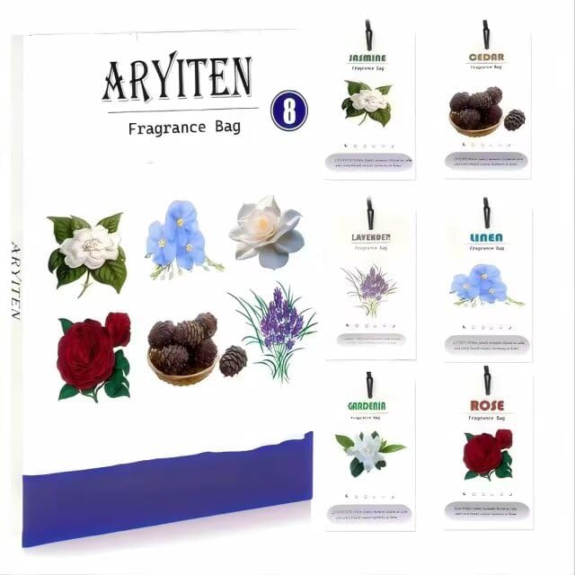 Aryiten 6-in-1 Natural Scented Sachets by Aryiten
