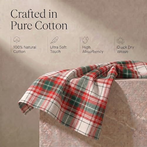 Urban Villa KitchenTowels Cotton DishTowels 20”x30” Christ Check - Image 4