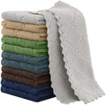 Homaxy Super Soft 12 Pack Coral Velvet Dish Cloths by Homaxy
