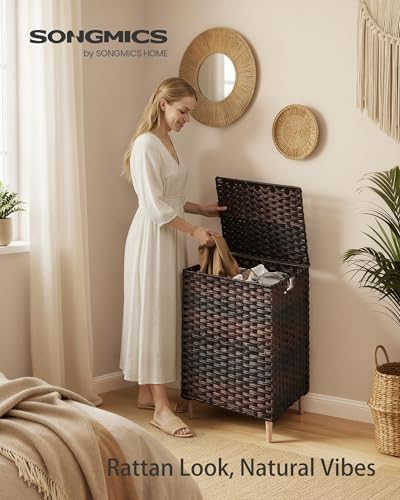 SONGMICS 2-Section Laundry Hamper - Image 2
