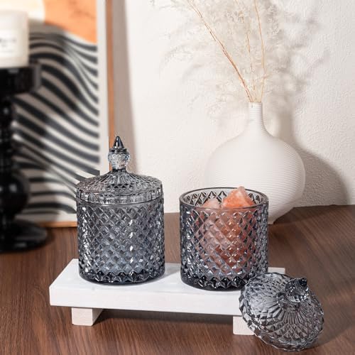 2 Pack Qtip Holder Apothecary Jars - Image 5