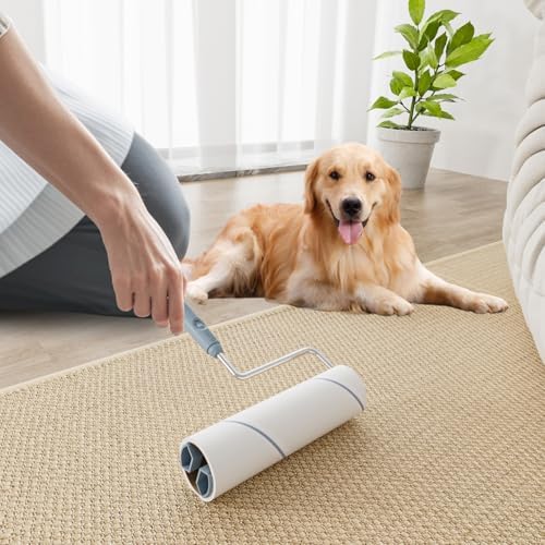 Large Lint Roller for Furniture, Pet Hair, Extra Sticky, 6.3'' Giant Lint Roller - Image 4