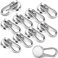 FINDMAG 10 Pack Magnetic Hooks for Cruise Cabins, Magnet Hooks, 70 LBS by FINDMAG