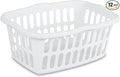 Sterilite 12-Pack Rectangular Laundry Basket, Plastic Clothes Hamper, 1.5 Bushel by Sterilite