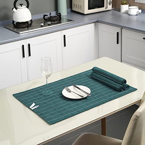 Puomue Microfiber Kitchen Towels and Dishcloths Set, 26 x 18 Inch and 12 x 12 - Image 4