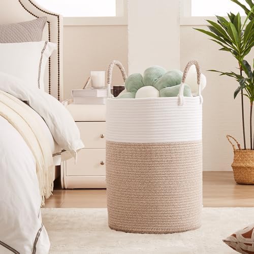 80L Extra Large Hamper Laundry Basket Tall Woven Clothes Hamper - Image 4