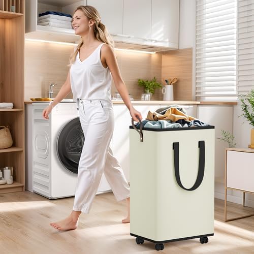 SpaceTrove Rolling Laundry Basket - Image 6