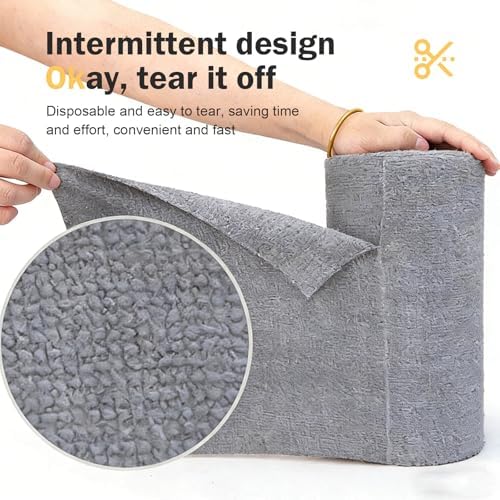 20 PCS Car Microfiber Cleaning Cloth Roll, Highly Absorbent Quick-Dry Towel - Image 4