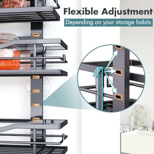 Eastherry Over The Door Pantry Organizer，9-Tier Over The Door Organizer - Image 5