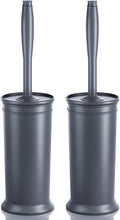 Toilet Brush and Holder 2 Pack, Toilet Bowl Brush by UPTRONIC