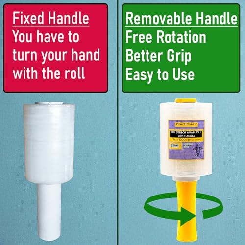 " 12-Pack " Mini Stretch Wrap Roll - Image 3
