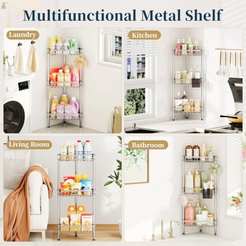 Consumest Corner Shower Caddy Stand - Image 5