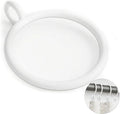 50 Pack White Metal Curtain Rings by GASRONS