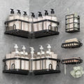 Veken Large Capacity Corner Shower Caddy 5-Pack, Advanced Rustproof Design by Veken