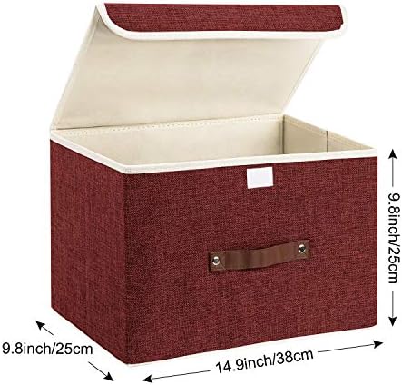 TYEERS Collapsible Storage Boxes, Washable Fabric Storage Bins - Image 2
