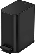 Cesun Small Black Bathroom Trash Can by Cesun
