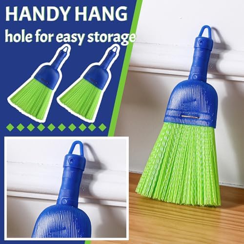 Domensi 2 Pcs Whisk Broom Poly Fiber Hand Brush - Image 4