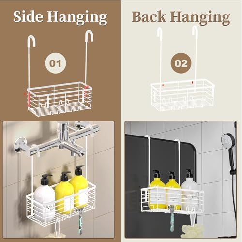 DELLAN Hanging Shower Caddy, Shower Rack Hanging - Image 4