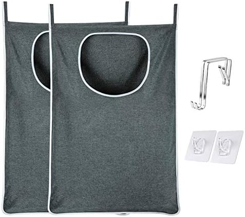 XL Hanging Laundry Hamper, Over the Door Laundry Hamper and Baskets, Wide by MakeLifeSimpleandEfficient