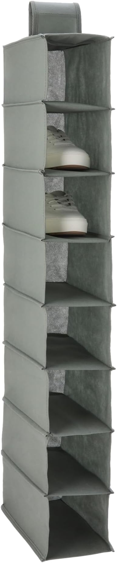 Amazon Basics 8-Tier Hanging Closet Shelf Shoe Organizer, Space Saving Storage by AmazonBasics