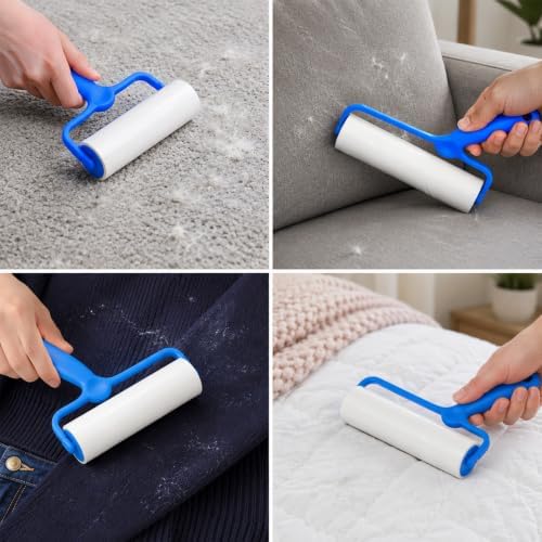 16 Pack 6.3 inch Large Lint Roller Refills, Extra Sticky Lint Rollers Refills - Image 6