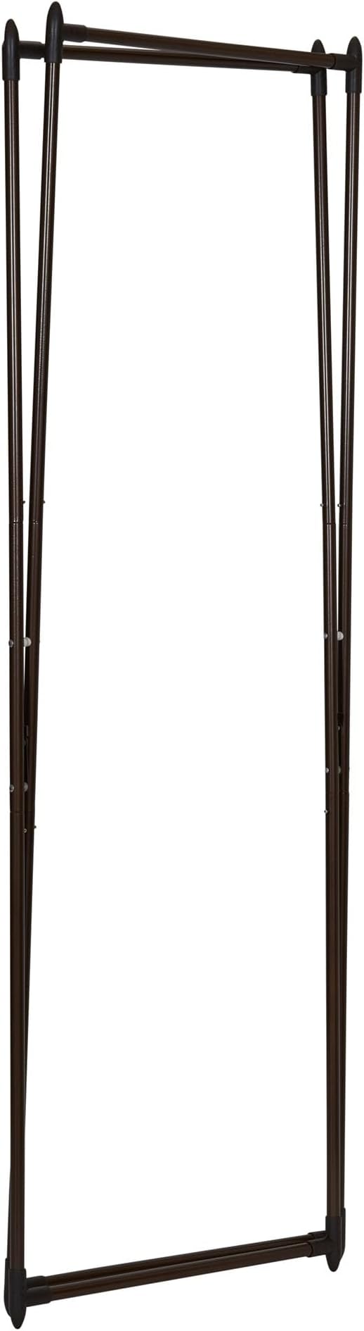 Household Essentials Valet Folding Clothes Rack, Strong Metal X-Frame, Chic - Image 6