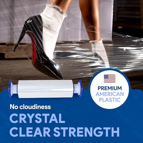 International Plastics Co. 18" Stretch Film/Wrap 80 Gauge 1500 feet, 4 Pack - Image 5