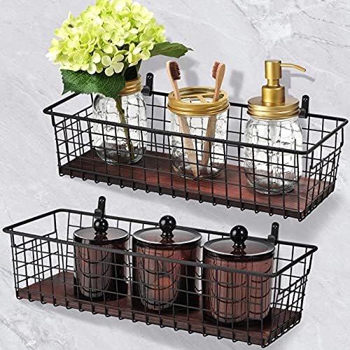 SheeChung [Extra Large Wall Storage Basket, Metal Hanging Basket - Image 5