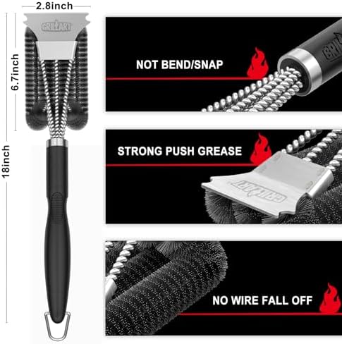 GRILLART Grill Brush, BBQ Cleaner - Image 5