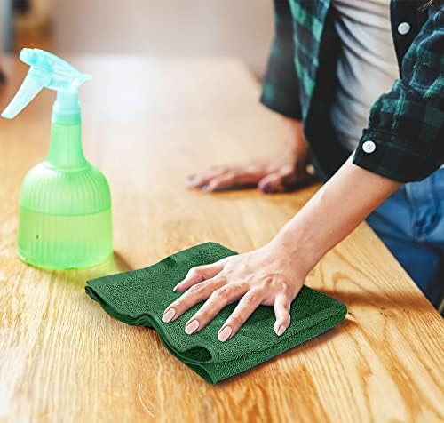 Utopia Towels Kitchen Bar Mops, 12 Pack, 16x19 in 100% Cotton, Hunter Green - Image 2