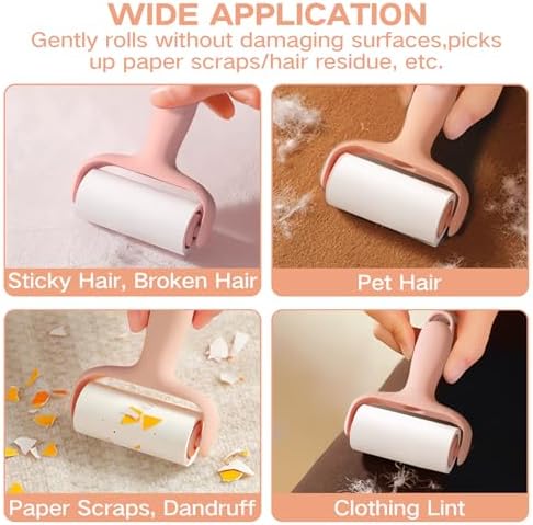 Portable Mini Lint Remover, Mini Travel Lint Roller, Sticky Lint Roller - Image 5