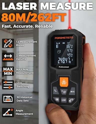 Laser Measure POROMETISTO with Angle Sensor&Tripod Mount - Image 2