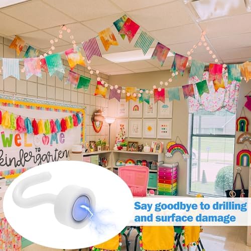 20 Pack Classroom Magnetic Drop Ceiling Hooks - Image 3