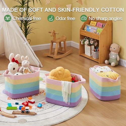 OIAHOMY Cotton Rope Storage Baskets - Image 2