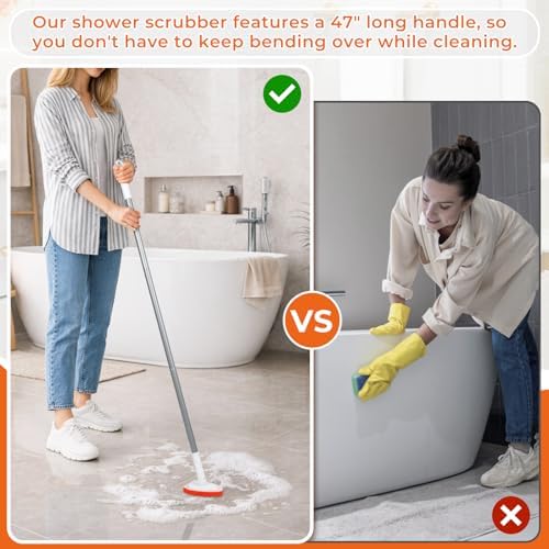 Bathtub Scrubber with Long Handle - Image 6