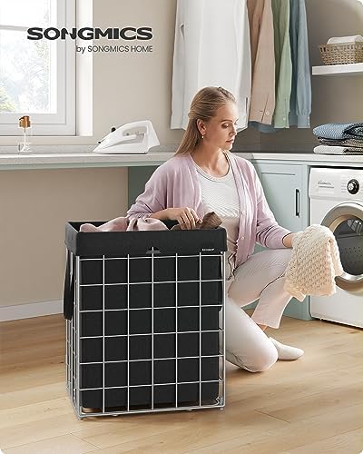 SONGMICS Laundry Hamper, Collapsible, 24 Gal. - Image 2