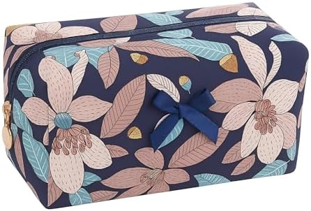 Large Pencil Case, Quilted Cotton Pencil Pouch, Cute Floral Pen Bag by OIMEIJewelry