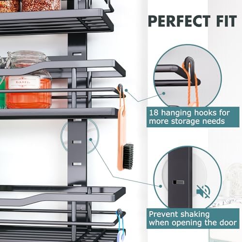 Eastherry Over The Door Pantry Organizer，6-Tier Over The Door Organizer - Image 5