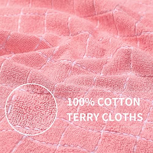 Homaxy 100% Cotton Terry Kitchen Towels, 4 Pack - Image 2