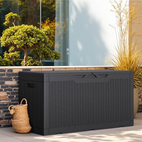 Greesum Outdoor Storage Box 100 Gallon Storage Bin - Image 2