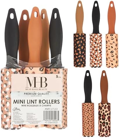 5pc Brown Mini Lint Roller Value Pack by Expressions
