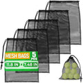5 Pcs Small Mesh Bag Bulk, 11.8" x 7.48", Breathable Nylon by TheLittleGreenChange