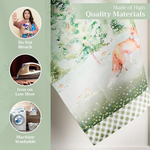 Maison d' Hermine Kitchen Towels Set of 3 Reusable 100% Cotton 27.50" x 20" - Image 3