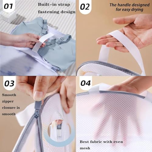 4Pcs Bra Mesh Laundry Bags for Delicates - Image 4