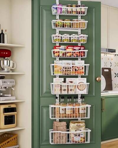 Eastherry Over The Door Organizer，8-Tier Over The Door Pantry Organizer by Unknown