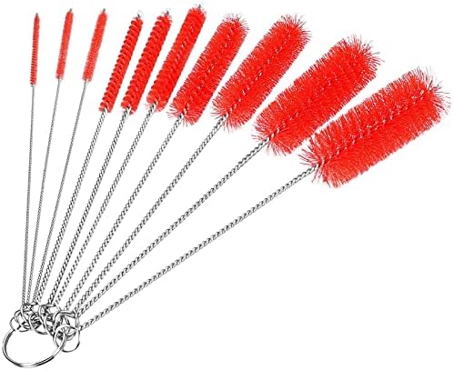 CiaraQ Bottle Cleaning Brushes, 8 Inch Nylon Tube Brush Set by CiaraQ