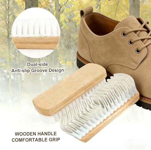 Suede Brush for Shoes, Suede Nubuck Eraser, Suede Shoe Cleaning Brush Kit - Image 3