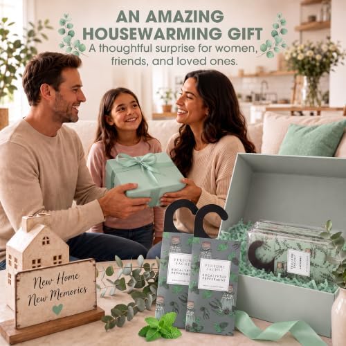 Large 12 Packs Eucalyptus Peppermint Hanging Scented Sachets Long-Lasting - Image 5