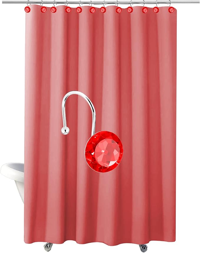 12PCS Stainless Steel Shower Curtain Hooks Rings - Image 4