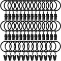 LLPJS 40 Pack Curtain Rings by LLPJSCurtainRingsClipHooks